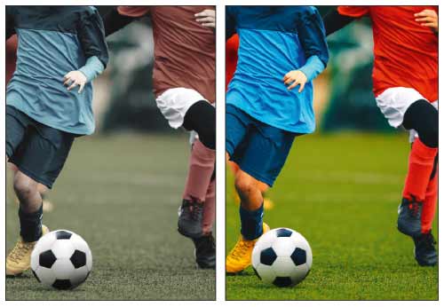 Impostazione contrasto TV